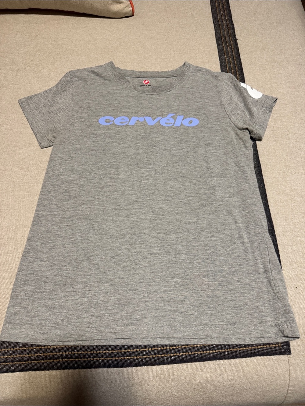 Ladies Gray Logo Short Sleeve Tee